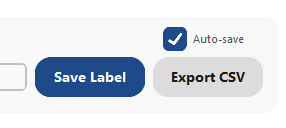 Fig. 80: Export CSV Button