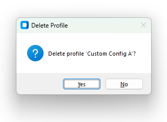 Fig. 131: Delete Profile Confirmation